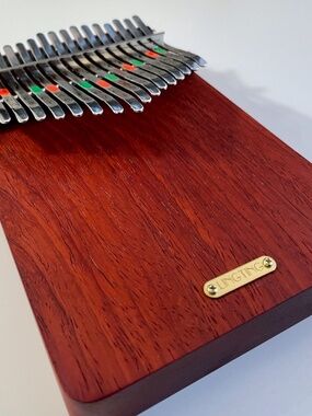 LingTing LT-K17A 17-Key Kalimba Thumb Piano (African Padauk, C Major, with Case)